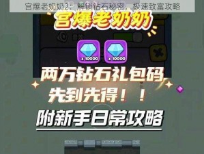 宫爆老奶奶2：解锁钻石秘密，极速致富攻略