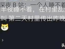 当代年轻人的深夜 B 站：一个人睡不着时都在看什么？