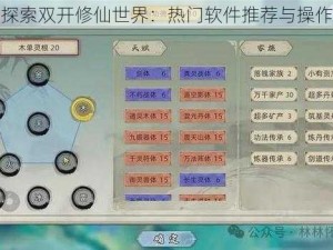 深度探索双开修仙世界：热门软件推荐与操作解析