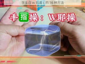 学生自 w 到高 c 的 16 种方法