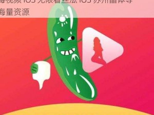 一款适用于 IOS 系统的视频播放软件，拥有草莓视频 IOS 无限看丝瓜 IOS 苏州晶体等海量资源