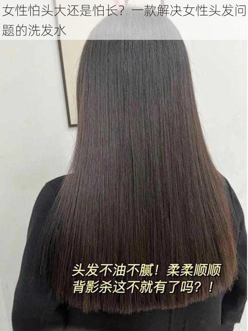 女性怕头大还是怕长？一款解决女性头发问题的洗发水