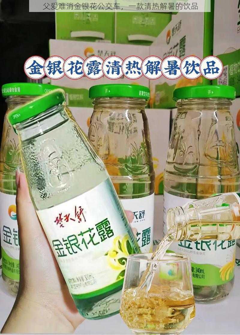 父爱难消金银花公交车，一款清热解暑的饮品