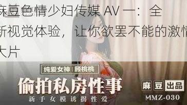 麻豆色情少妇传媒 AV 一：全新视觉体验，让你欲罢不能的激情大片