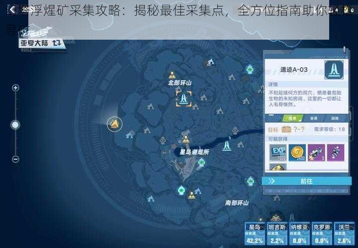 幻塔浮煋矿采集攻略：揭秘最佳采集点，全方位指南助你轻松寻矿