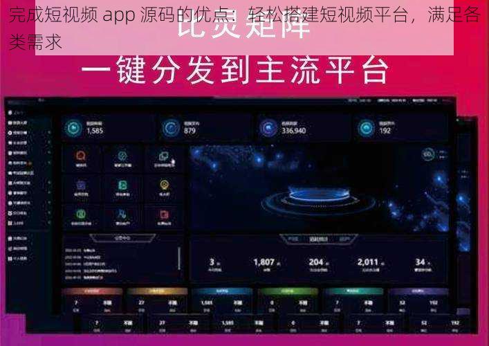 完成短视频 app 源码的优点：轻松搭建短视频平台，满足各类需求