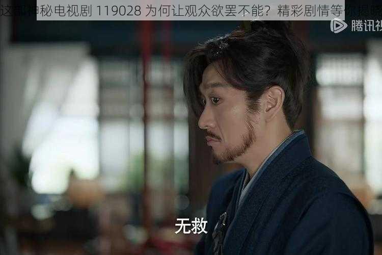 这部神秘电视剧 119028 为何让观众欲罢不能？精彩剧情等你揭晓