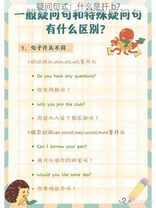 疑问句式：什么是扦 b？